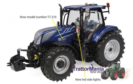 New Holland T7.210 blu power auto command 2022  