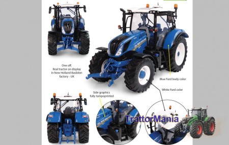 New Holland T6.180 'heritage blue edition'