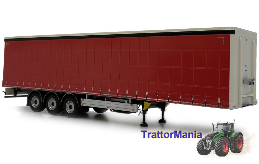 Pacton rimorchio centinato rosso