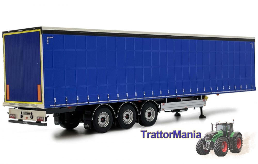 Pacton rimorchio centinato blu