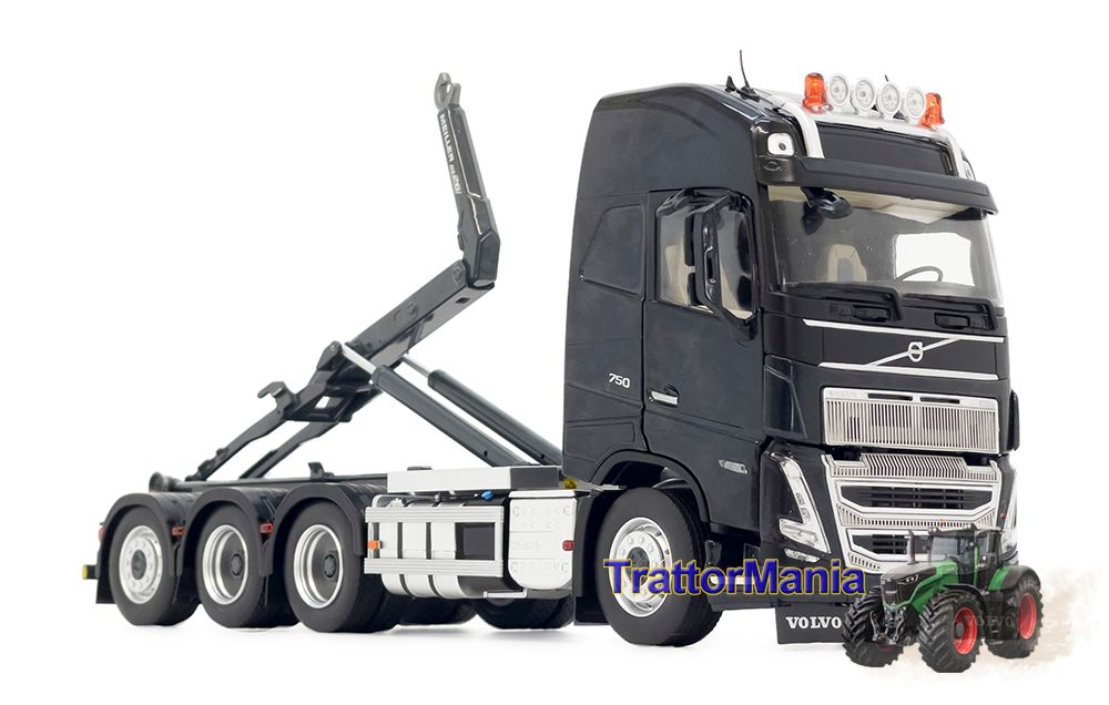 Volvo FH5 truck with Meiller hooklift, anthracite 