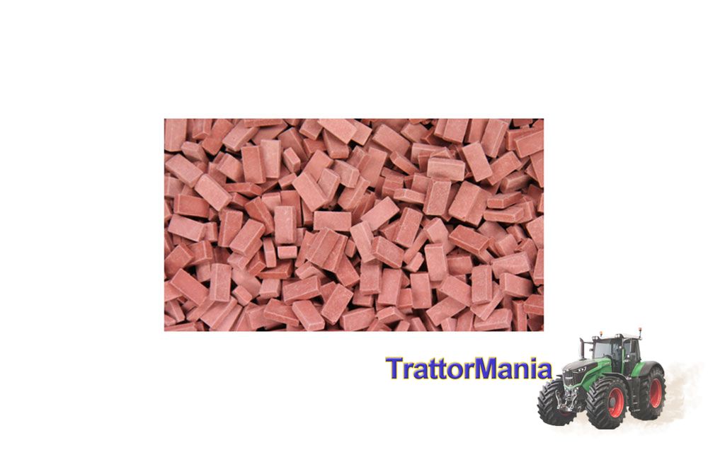 Mattoni rosso scuro