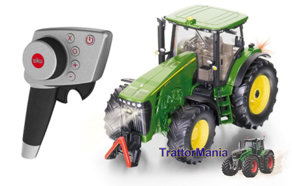John Deere 8345R con telecomando a pistola