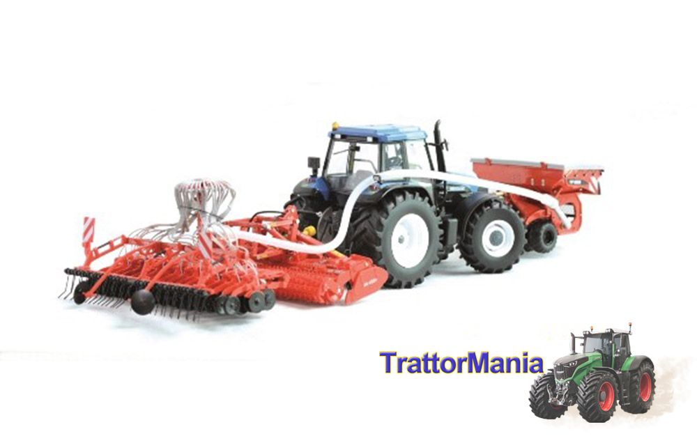 Seminatrice combinata Kuhn TF1500 + rotante HR404 + Tramoggia ant.