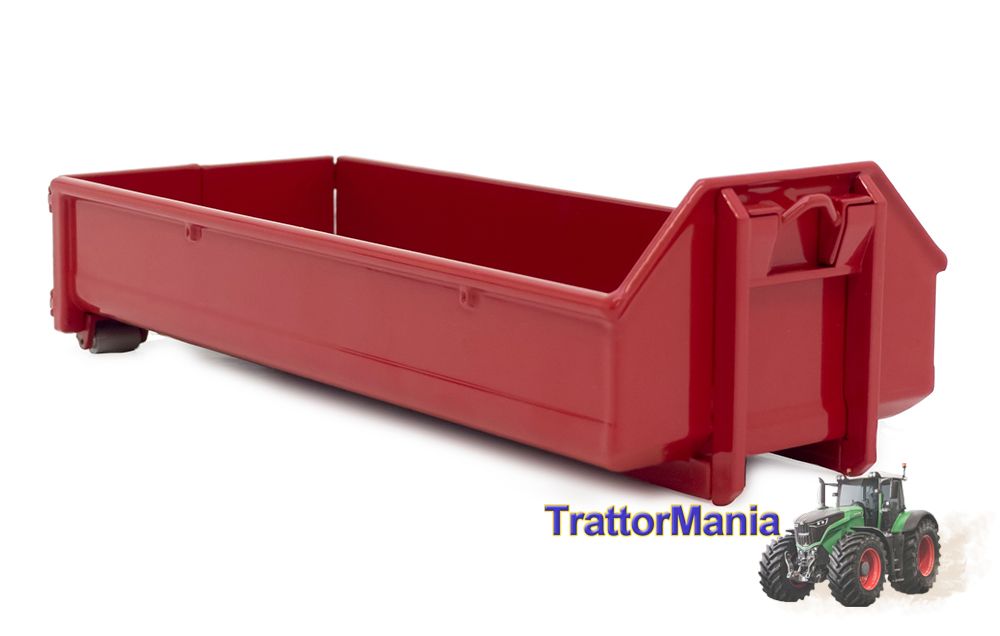 Hooklift container 15m3 red 