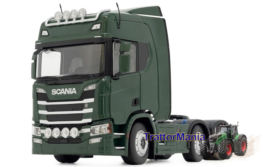 Scania r500 6x2 verde scuro 