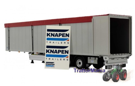 rimorchio Knapen walking floor trailer rosso