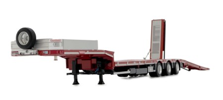 Nooteboom MCOS-48-03EB rosso con pavimento alluminio