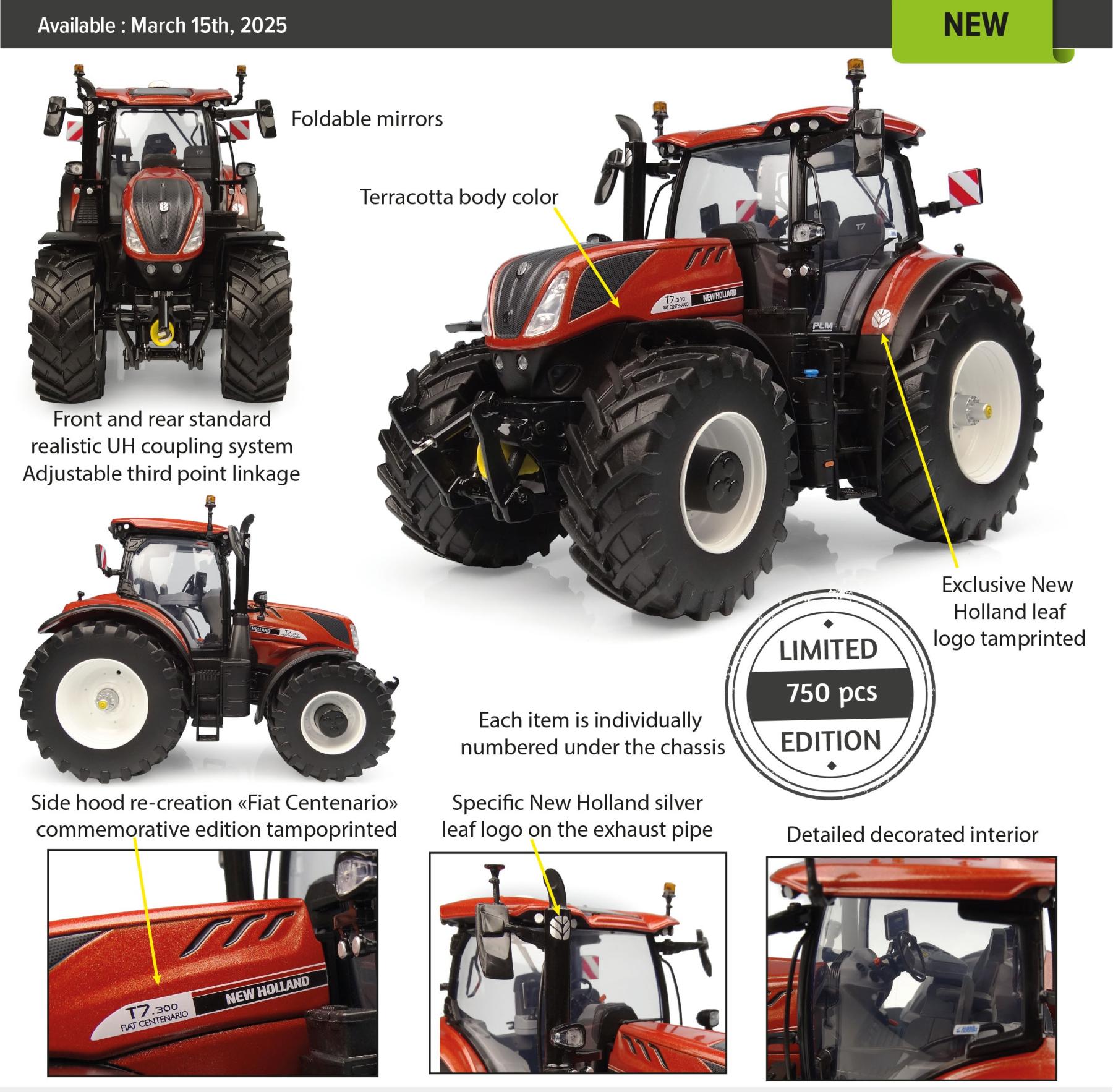 NEW HOLLAND T7.300 CENTENARIO