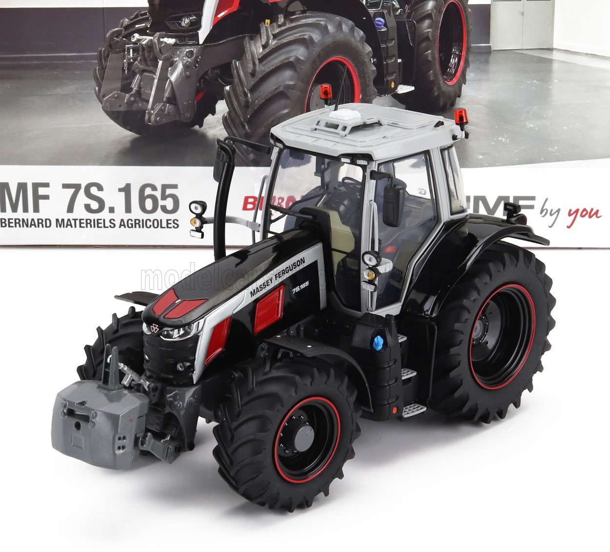 MASSEY FERGUSON 7S.165 SILVER BLACK
