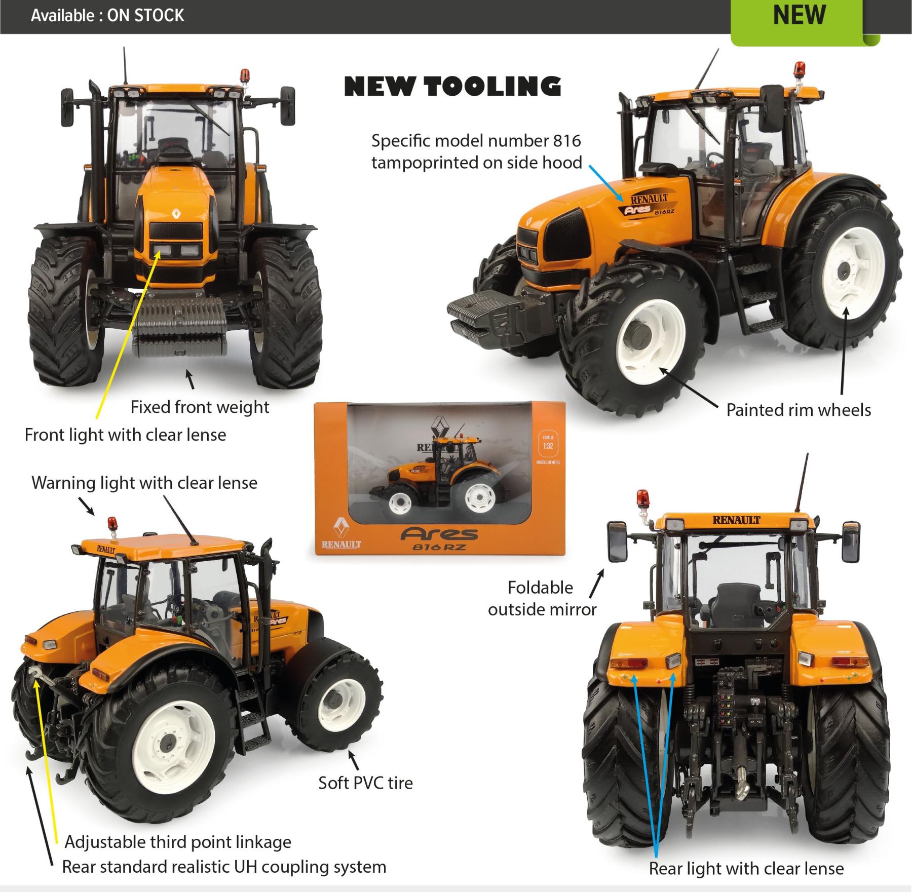 RENAULT ATLES 816 RZ ZAVORRA TELAIO