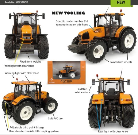 RENAULT ATLES 816 RZ ZAVORRA TELAIO