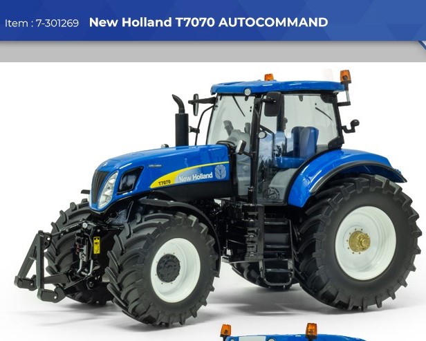NEW HOLLAND T7070 AUTOCOMMAND