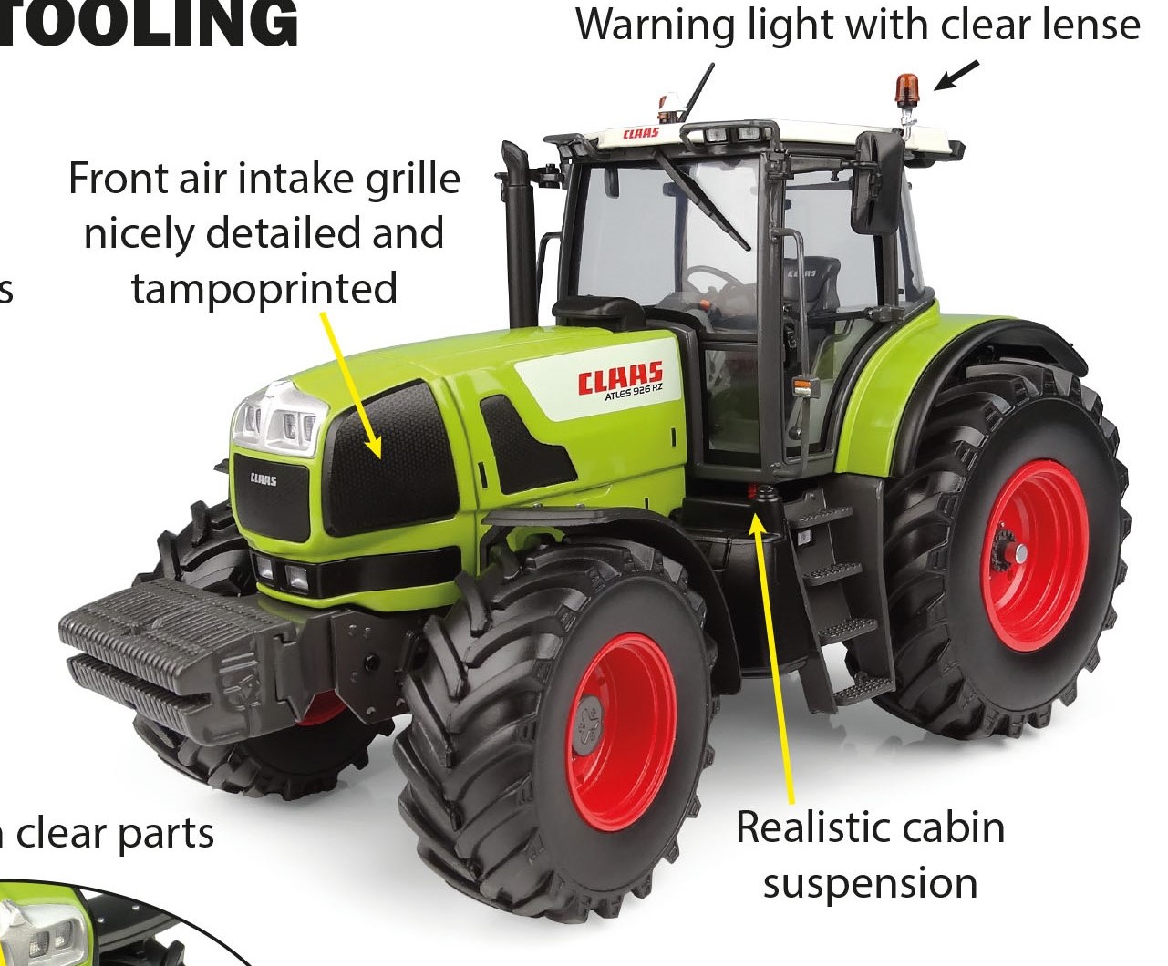 CLAAS ATLES 926 ZAVORRA TELAIO