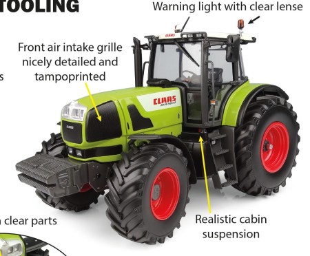 CLAAS ATLES 926 ZAVORRA TELAIO