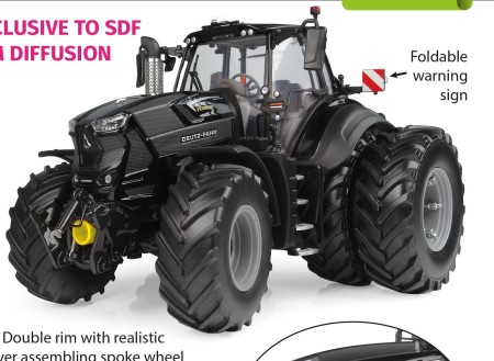 DEUTZ-FAHR 8280 TTV Warrrior GEMELLATO POSTERIORE