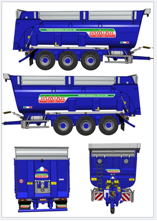 VAIA NL27 CON TELONE BLUE NEW HOLLAND