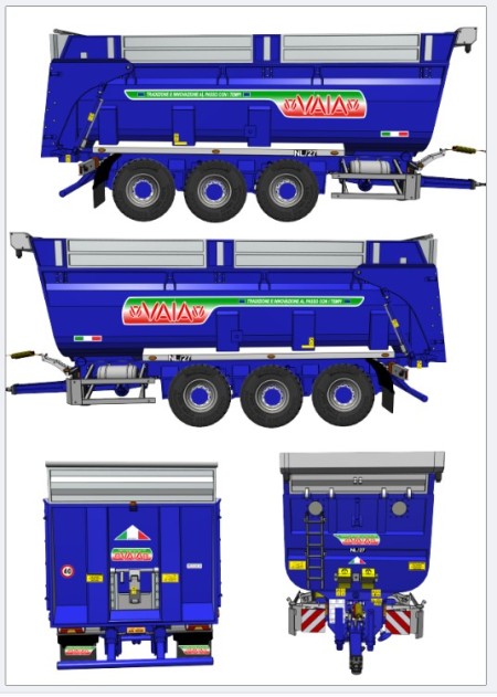 VAIA NL27 CON TELONE BLUE NEW HOLLAND