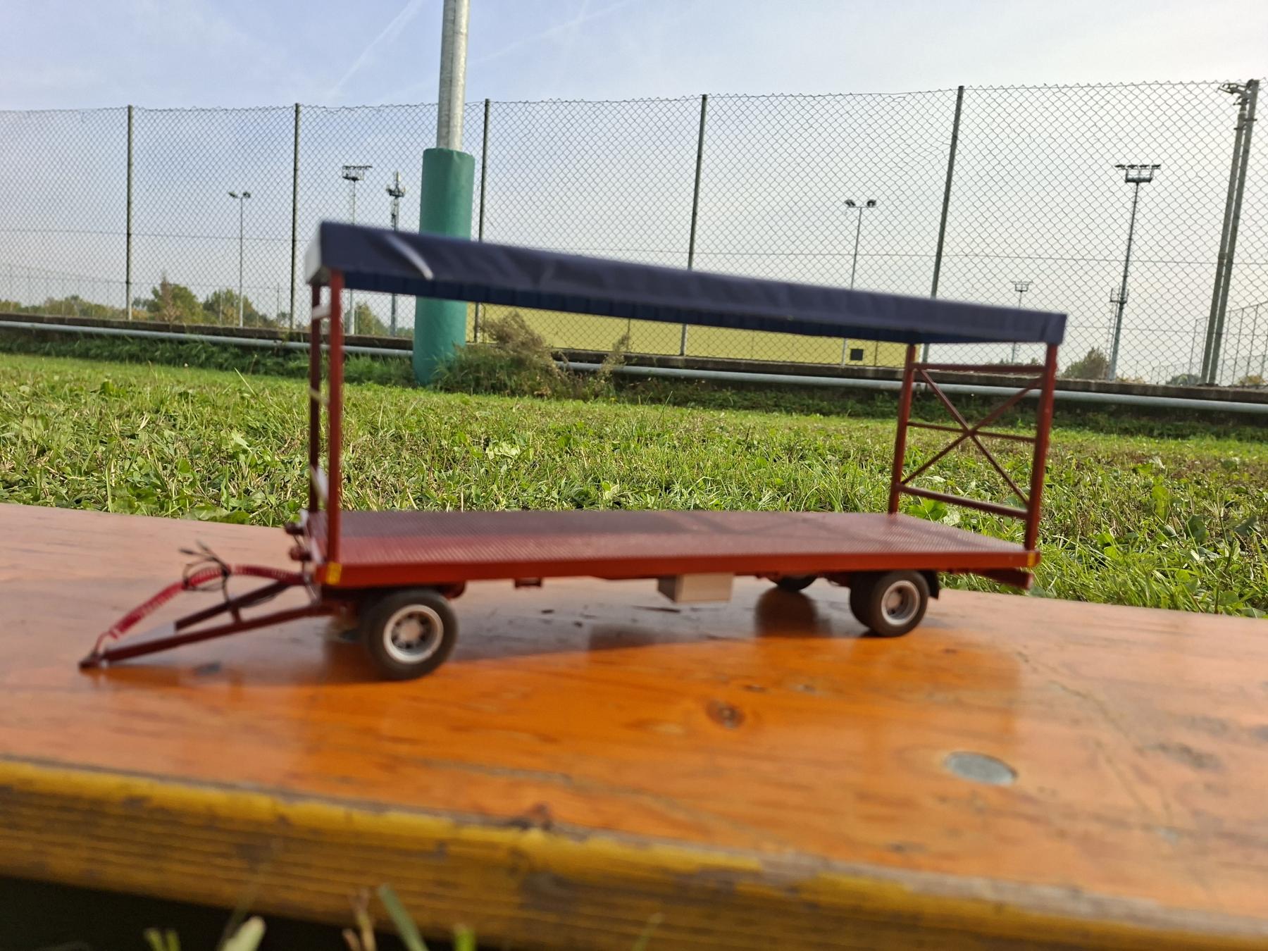 PIANALE 2 ASSI CON TETTO REMOVIBILE