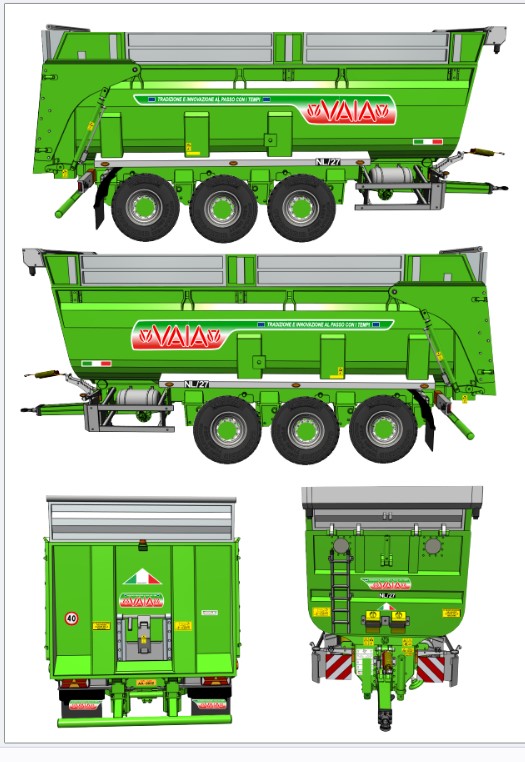 VAIA NL27 CON TELONE VERDE DEUTZ