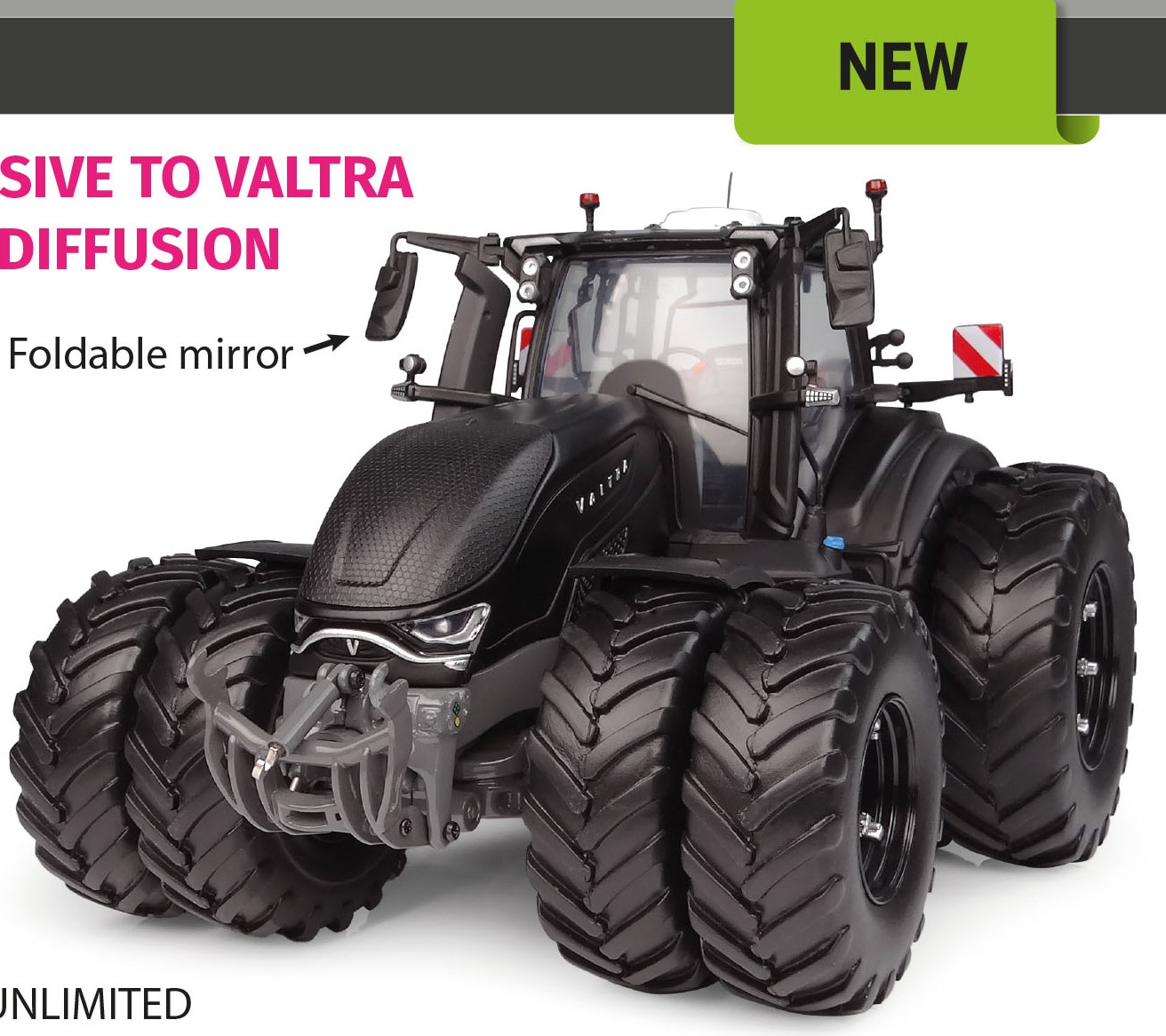 VALTRA S   NERO OPACO GEMELLATO