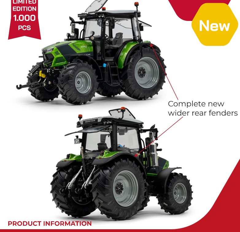 DEUTZ-FAHR 6135C TTV WARRIOR JAVA GREEN