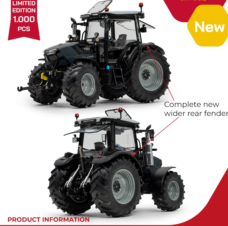 DEUTZ-FAHR 6135C RVSHIFT WARRIOR BLACK