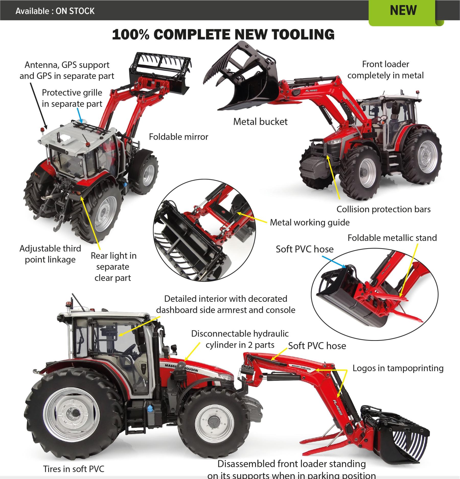 MASSEY FERGUSON 5M.145 CON CARICATORE (2025)