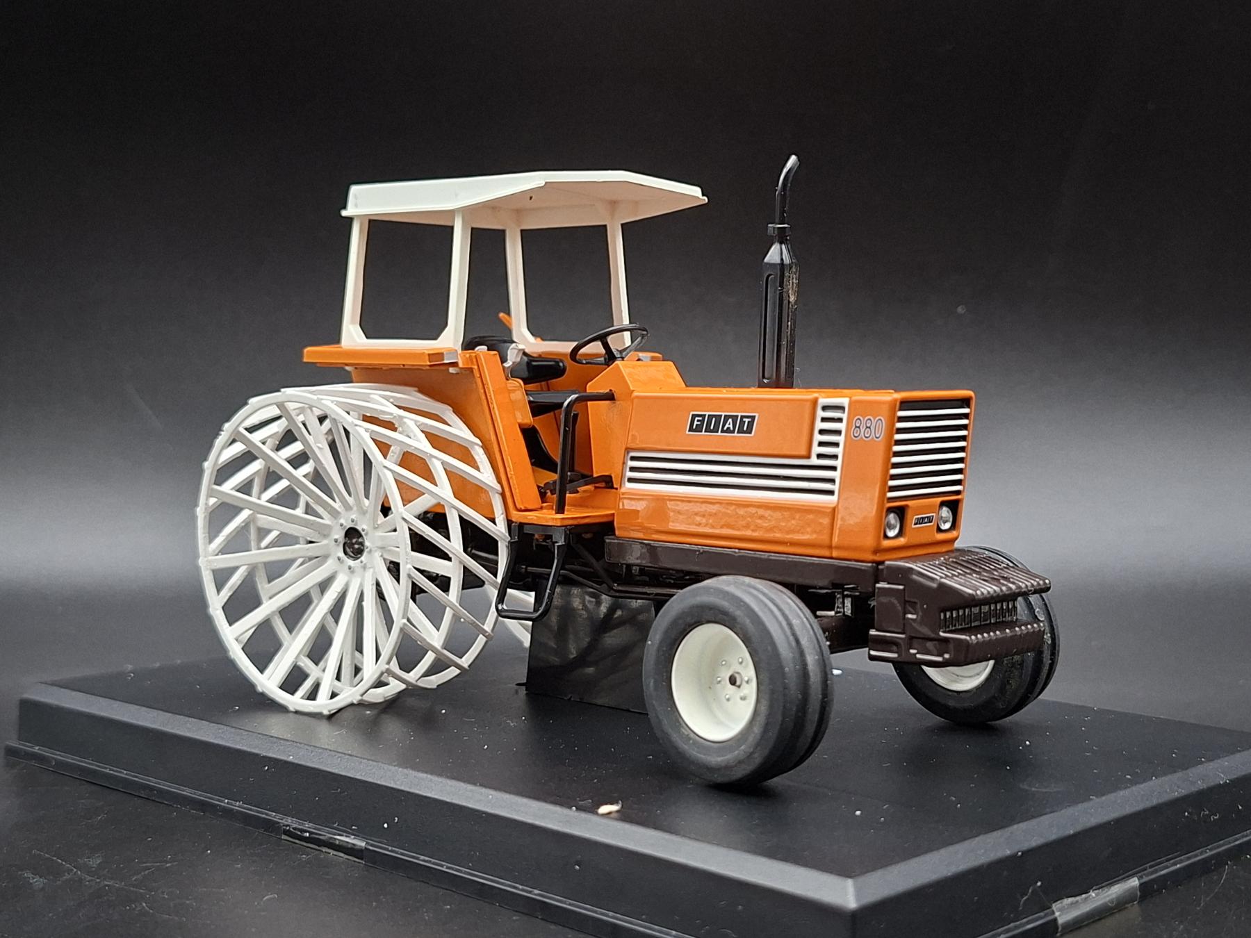 FIAT 880 2WD MAGGIORATO + GABBIE POST